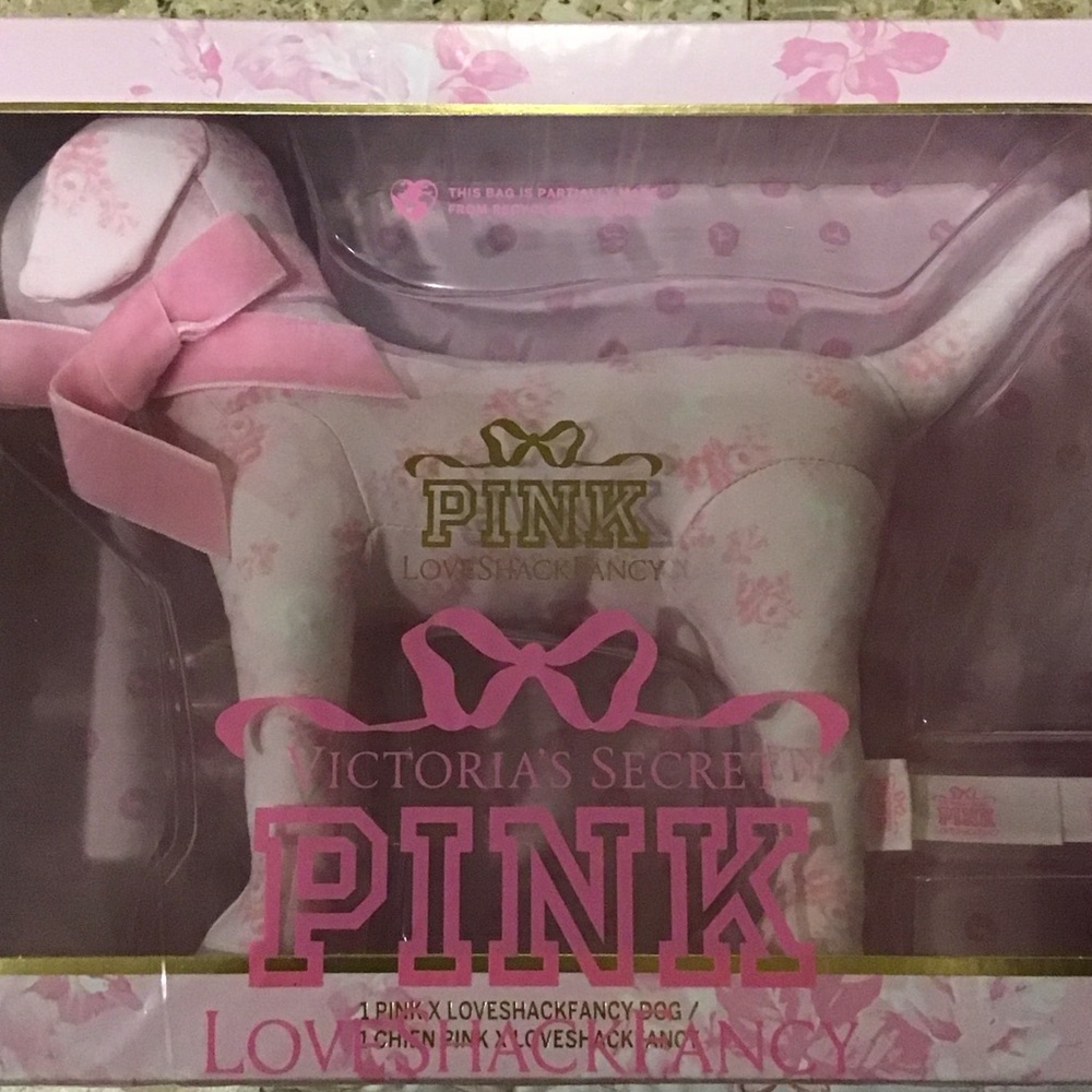 Love shack fancy x pink collectors DOG in limited edition box